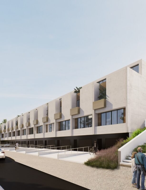 Exterior render - Lateral facade